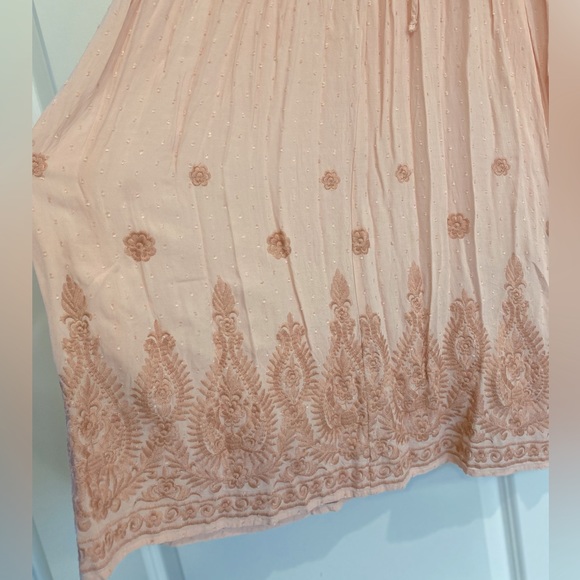 🚨 S O L D 🚨 Rare Christy dawn embroidered petal pink dahlia dress small - Picture 10 of 17